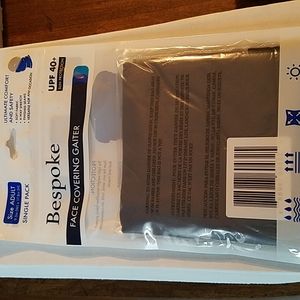 🆕️ Bespoke face covering gaiter "Charcoal" Adult